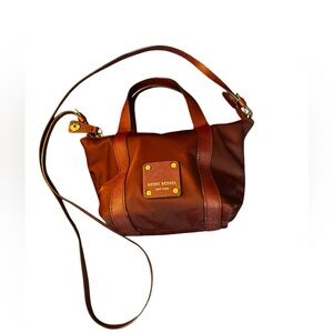 Henri Bendel Burgandy Leather Crossbody Bag